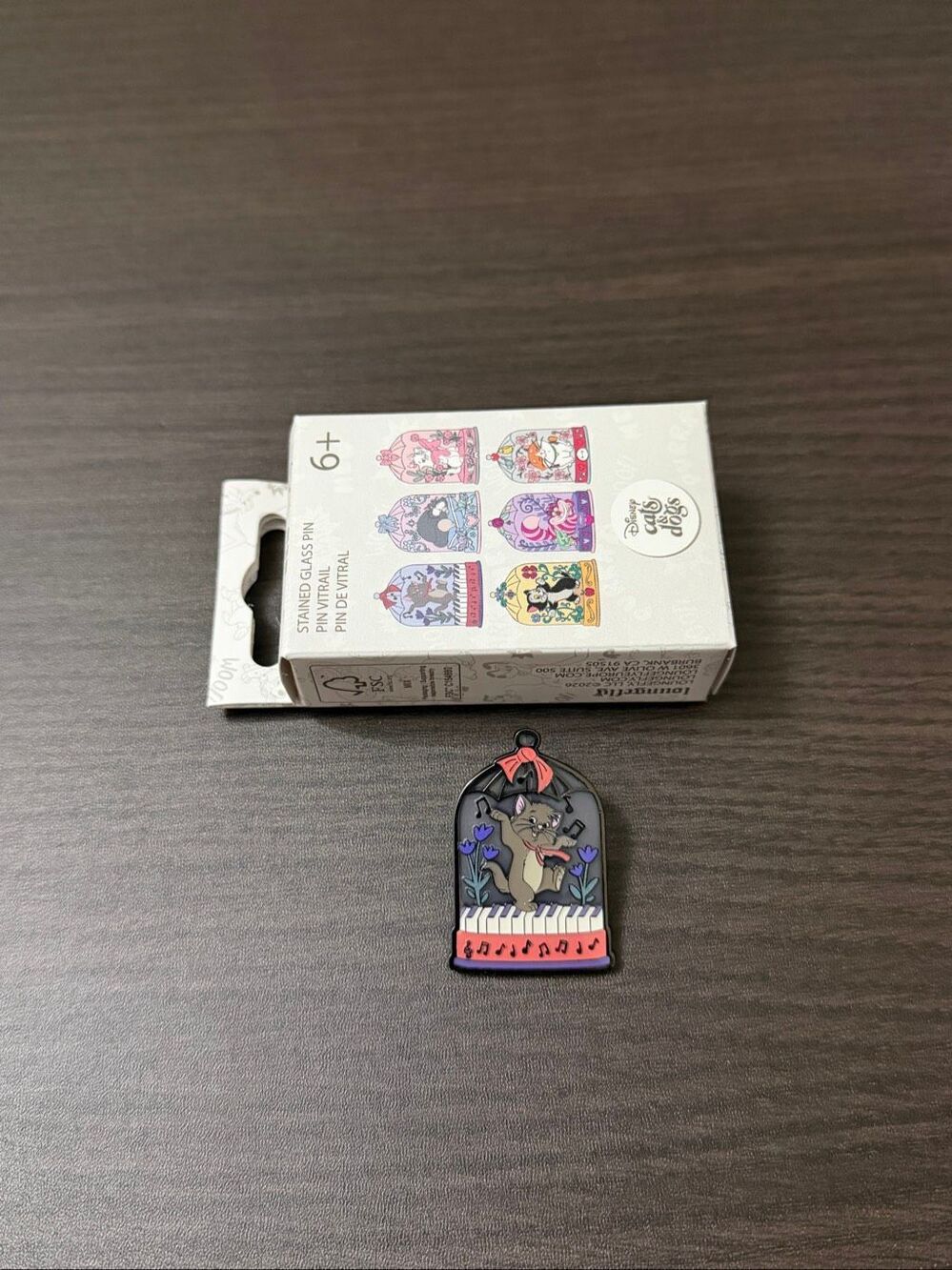 Loungefly Disney Cat Terrarium Blind Box Enamel Pin - Berlioz